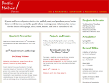 Tablet Screenshot of poeticmatrix.com
